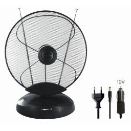 EVOLVEO Xany 4, 230/12V, aktív szobaantenna FM/DAB /DVB-T2, LTE szűrő, 4G, 5G