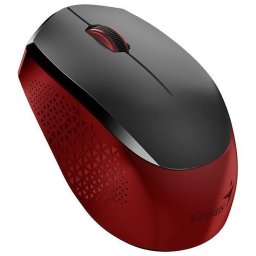 GENIUS egér NX-8000S / 1600 dpi / vezeték nélküli / csendes / fekete-piros