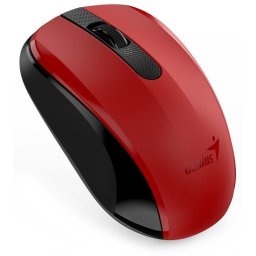 GENIUS egér NX-8008S/ 1200 dpi/ vezeték nélküli/ néma/ BlueEye érzékelő/ piros