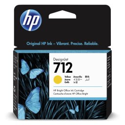 HP 712 (3ED69A) - eredeti patron, yellow (sárga)