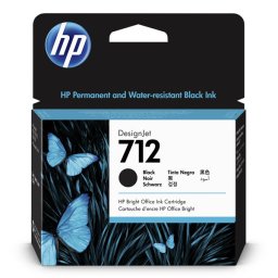 HP 712 (3ED71A) - eredeti patron, black (fekete)