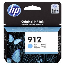 HP 912 (3YL77AE#301) - eredeti patron, cyan (azúrkék)