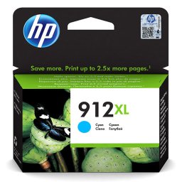 HP 912-XL (3YL81AE#301) - eredeti patron, cyan (azúrkék)