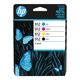 HP 912 (6ZC74AE) - eredeti patron, black + color (fekete + színes) multipack