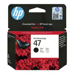 HP 47 (6ZD21AE) - eredeti patron, black (fekete)