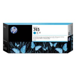 HP 745 (F9K03A) - eredeti patron, cyan (azúrkék)