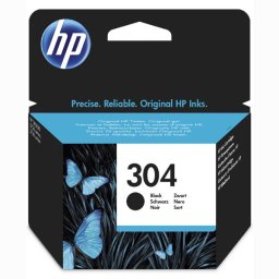 HP 304 (N9K06AE) - eredeti patron, black (fekete)