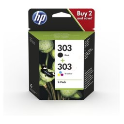 HP 303 (3YM92AE#301) - eredeti patron, black + color (fekete + színes)