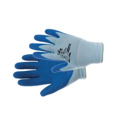 CHUNKY nylon kesztyű. latex. dl kék 4