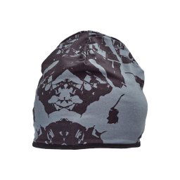 KIRWEE kötött sapka szürke / piros XL / XXL