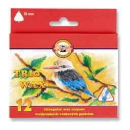 Koh-I-Noor Trio Wax 8272 háromszög 10mm 12 színben