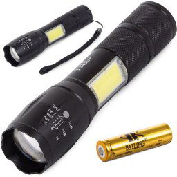 LED CREE ZOOM zseblámpa Bailong XML T6 COB