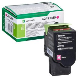 Lexmark C242XM0 - eredeti toner, magenta