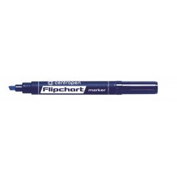 Marker Centropen 8560 flipcharthoz, kék ékvég 1-4,6 mm