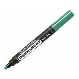 Marker Centropen 8566 tartós zöld hengeres hegyű 2,5mm