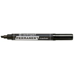 Marker Centropen 8576 tartós fekete ékhegy 1-4,6mm