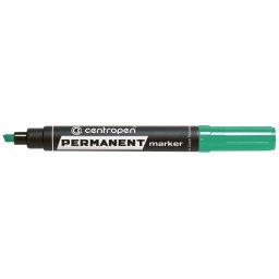 Marker Centropen 8576 tartós zöld ékhegy 1-4,6mm