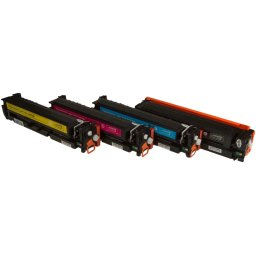 MultiPack HP CF540X, CF541X, CF542X, CF543X - kompatibilis toner, black + color (fekete + színes)