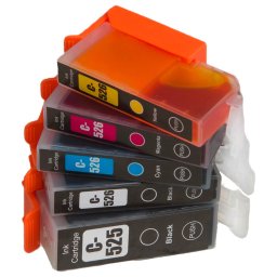 MultiPack CANON PGI-525, CLI-526 + 20db fotópapír (4529B001, 4540B017) - kompatibilis patron, black + color (fekete + színes)