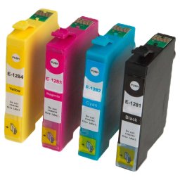 MultiPack EPSON Epson T1285 + 20db fotópapír (C13T12854010) - kompatibilis patron, black + color (fekete + színes)