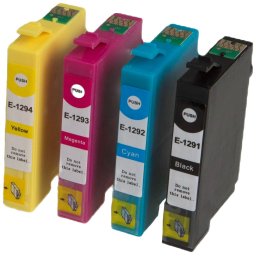 MultiPack EPSON Epson T1295 + 20db fotópapír (C13T12954010) - kompatibilis patron, black + color (fekete + színes)