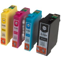 MultiPack EPSON T1301, T1302, T1303, T1304 - kompatibilis patron, black + color (fekete + színes)