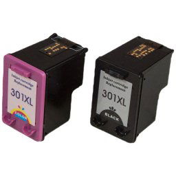 MultiPack HP 301-XL (CH563EE, CH564EE) - kompatibilis patron, black + color (fekete + színes)