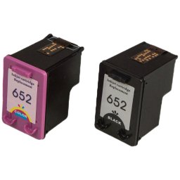 MultiPack HP 652-XL (F6V25A, F6V24A) - kompatibilis patron, black + color (fekete + színes)