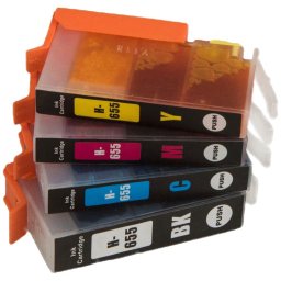 MultiPack HP 655 (CZ109AE, CZ110AE, CZ111AE, CZ112AE) - kompatibilis patron, black + color (fekete + színes)