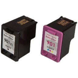 MultiPack HP 901-XL (CC654AE, CC656AE) - kompatibilis patron, black + color (fekete + színes)