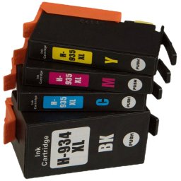 MultiPack HP 934-XL,935-XL - kompatibilis patron, black + color (fekete + színes)