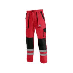 Nadrág CXS LUXY BRIGHT, férfi, piros-fekete, roz. 46