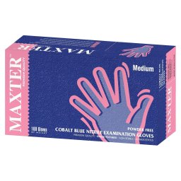 NITRYLEX MAXTER - Nitril kesztyű (púdermentes) sötétkék, 100 db, XL