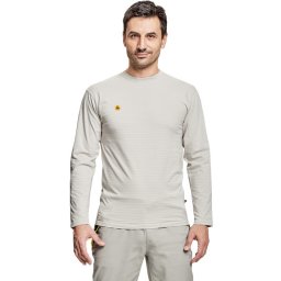 NOYO ESD LS póló fehér 3XL