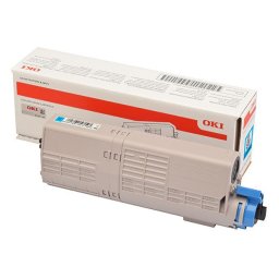 Oki 46490403 - eredeti toner, cyan (azúrkék)