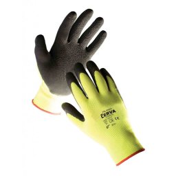 PALAWAN kesztyű, nejlon, latex, tenyér 10
