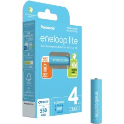 PANASONIC HR03 AAA 4LCCE/4BE ENELOOP LITE N, 550 mAh (Blistr 4db)