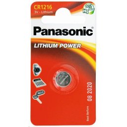 PANASONIC lítium elem (gombos) CR-1216EL / 1B 3V (bliszter 1db)