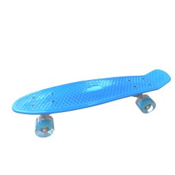 Pennyboard LED kerekekkel, 56 cm FÉNYKÉK