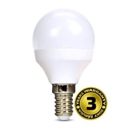 Solight LED izzó, miniglobe, 6W, E14, 4000K, 510lm, fehér