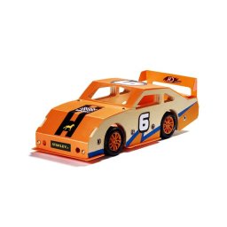 Stanley Jr. OK002-SY Építőkészlet, versenyautó, fa