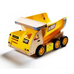 Stanley Jr. OK006-SY Építőipari készlet, teherautó, fa