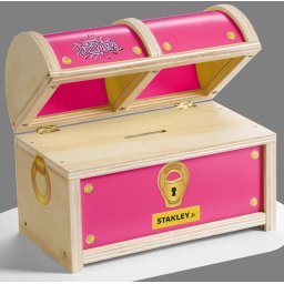 Stanley Jr. OK010BUD-SY Építőipari készlet, láda, fa