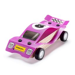 Stanley Jr. OK012-SY Építőkészlet, versenyautó, fa