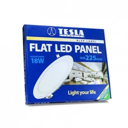 TESLA - LED DL201840-3RW, 18W, 230V, 1200lm, 35 000h, 4000K, Ra?80, 120°