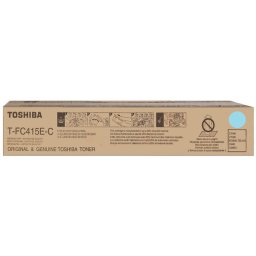 Toshiba T-FC415EC - eredeti toner, cyan (azúrkék)