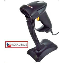 Virtuos CCD olvasó HT-310A nagy hatótávolságú, USB (billentyűzet / RS232), állvány, fekete