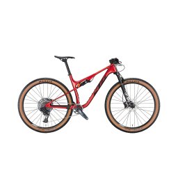 KTM Scarp Elite AXS 2023 férfi Fully Mountain Bike chrome red (black+fire orange) 48cm