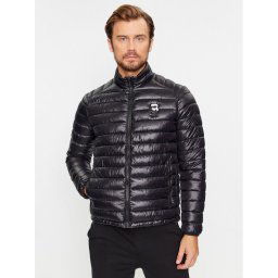 KARL LAGERFELD Átmeneti kabát Blouson 505022 500590 Fekete Regular Fit