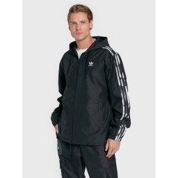 adidas Átmeneti kabát Camo Series HK5139 Fekete Relaxed Fit